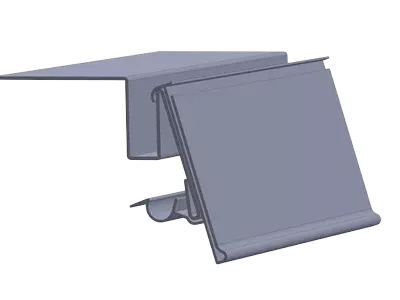 Retail Shelf Price Label Holder Profile